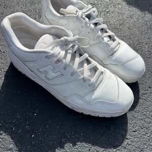 New Balance White Athletic Shoes